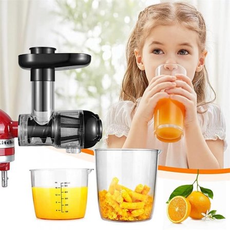 Långsam Juicer för Frukt och Grönsaker - Kompatibel med Kitchenaid Blenders Kompatibel med Hälsosam Juicepressning