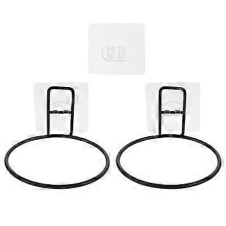 2 stk. Pet Foder Skål Stativ Pet Hængende Mad Skål Stativ Væghængt Stativ til Pet Skål