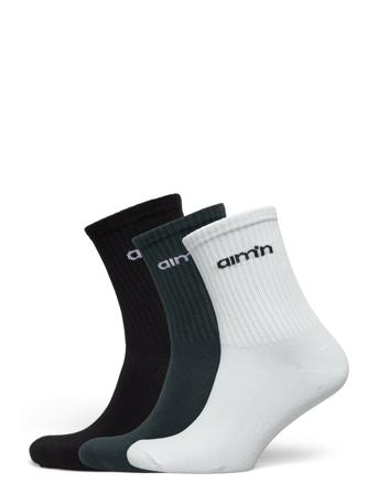 Aim'n Logo Socks 3-Pack Lingerie Socks Regular Socks Multi/patterned Aim ́n