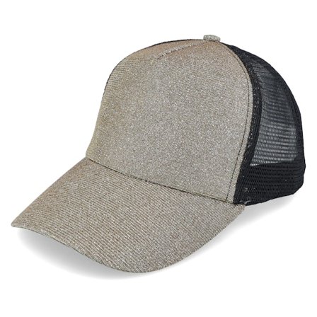 Result - Gelb trucker Cap - Womens Ponytail New York Sparkle Cap Gold Trucker @ Hatstore