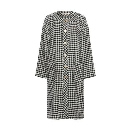 RUE de Femme, Single-Breasted Coats Zwart, Dames, Maat:M