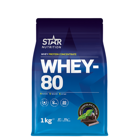 Star Nutrition Whey-80 Heraproteiini 1 kg