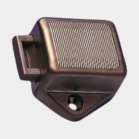 Låsbox plast kromfärgad, liten