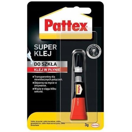 Klistra glas - Pattex - 3g - Snabbtorkande, ultrastarkt mot fukt och temperatur
