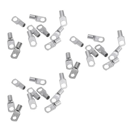 30 kpl Kuparinen Putki 16mm X 8mm Lug Akun Käynnistysjohdon Hitsauspuristimen Rengas
