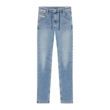 Diesel, Straight FIT Jeans Blauw, Heren, Maat:W34 L34