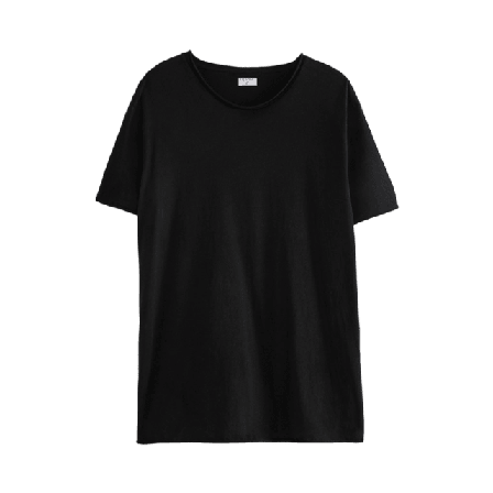 Filippa K Roll Neck Tee T-shirts Herr Svart L