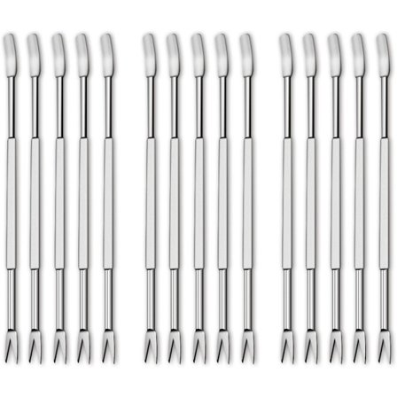 Kjøkken Piknik Sjømat Verktøysett - Hummergaffelsett - Krabbekloknål - Valnøttnål - Nøttenål - Egnet for Sjømat - Nøtter (15 Deler - Sølv)