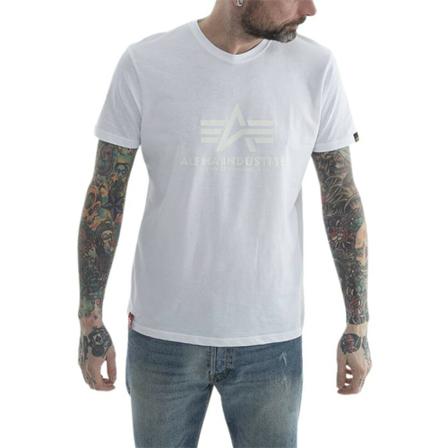 Alpha Industries, Koszulka Biały, Mężczyzna, Rozmiar: M