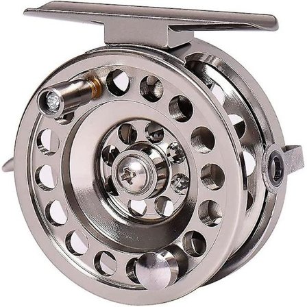 Fluefiske sneller Lett fluefiske snelle fiskesnøre Stor arbor Ørretfluer Med støpt aluminiumkropp Legering Høyre hånd Rafting Isfiskeutstyr Utstyr