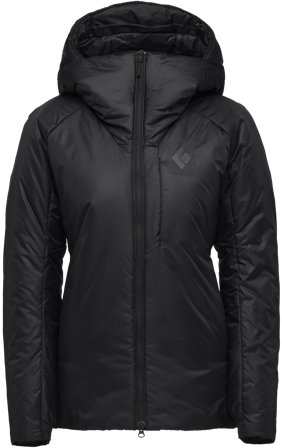 Black Diamond Belay Parka naisten talvitakki, musta