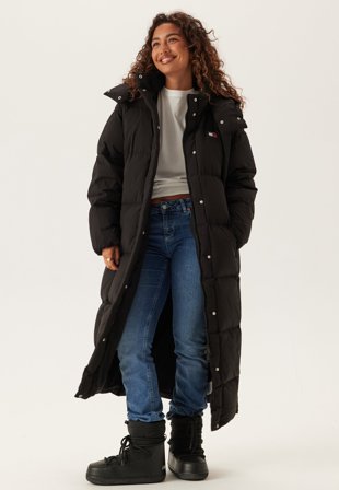 TOMMY JEANS-Tjw Alaska Grid Dwn Mxi Coat-M