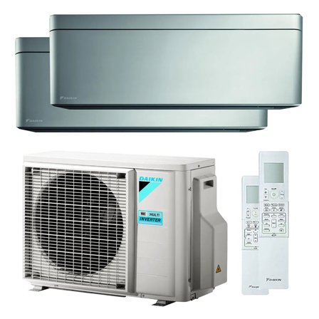 Condizionatore Daikin Stylish dual split 5000+5000 BTU inverter A+++ wifi unità esterna 4,0 kW