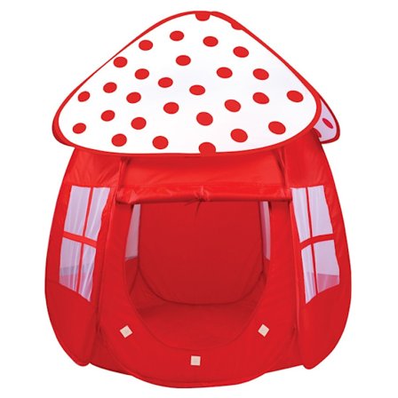 Lasten leikkiteltta, sopii alle 5-vuotiaille lapsille, punainen