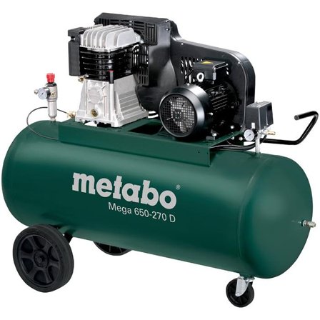 Metabo Mega 650-270 D Kompressor 270 liter, Verkstad & fordon