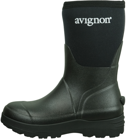 Avignon Horndal Mid saappaat 15C, unisex, musta
