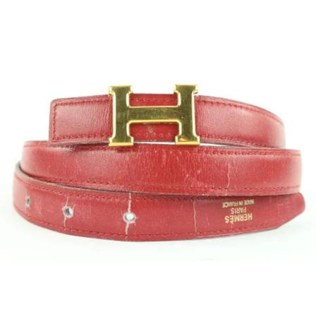 Hermès Vintage Pre-owned Belts Rød, Dame Vintage Accessories, Størrelse: ONE Size