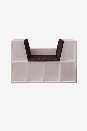 Hanah Home - Bogreol Livora - Hvid - Bogreoler - Fra Homeroom