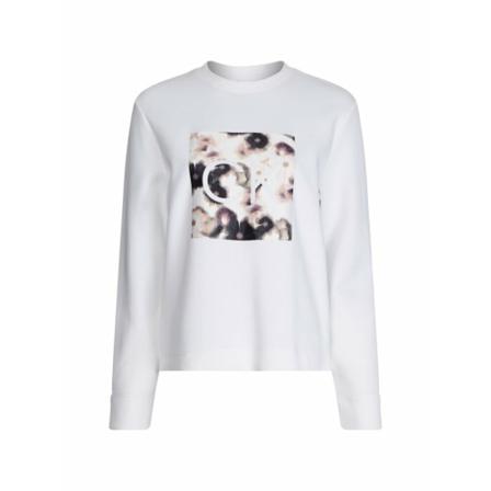 Calvin Klein, Felpa K20K203866 0K4 Biały, Kobieta, Rozmiar: L