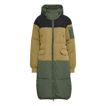 Ichi Down Coats Brun, Dame Parka