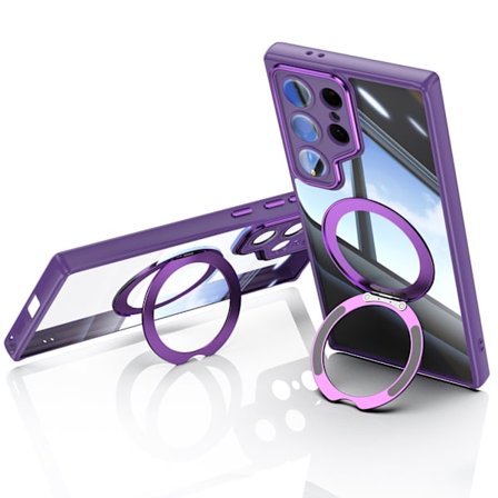 Samsung S24 Ultra TPU+PC Telefon Cover, Beskyttende Cover, Lilla