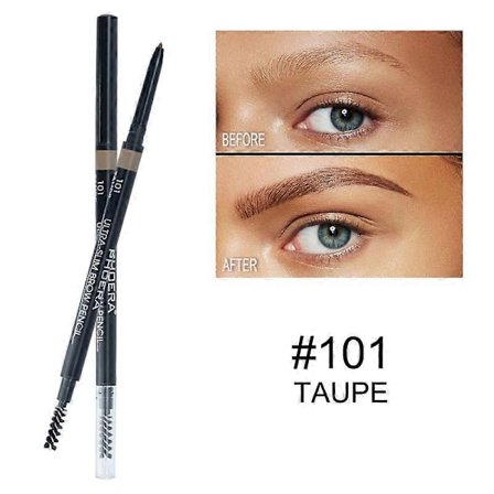 PHOERA 5 Farver Øjenbrynspen Naturlig Dobbeltsidet Vandtæt Langtidsholdbar Øjenbryn