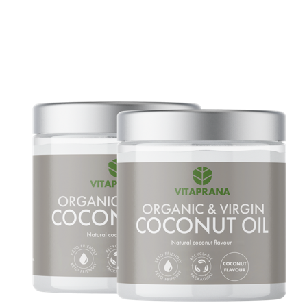 2 x Ekologisk Kokosolja, 500 ml