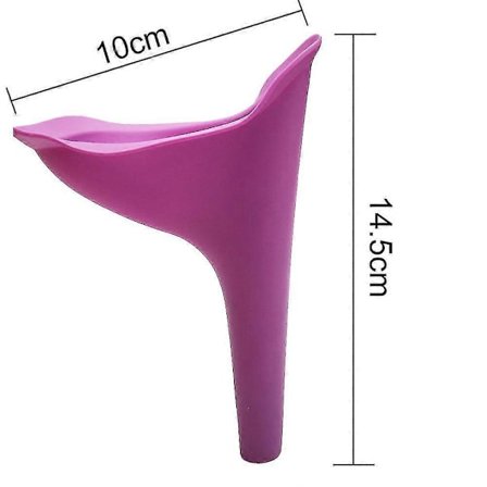 Urinella til kvinder, genanvendeligt urinal til kvinder for sikker vandladning stående eller siddende på hug, bærbart og ideelt til på farten, såsom 