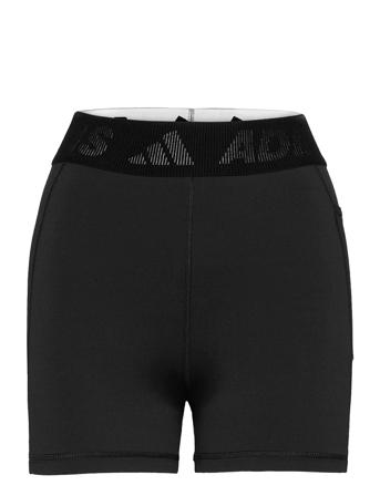 Techfit Badge Of Sport Short Tights W Running/training Tights Svart Adidas Performance