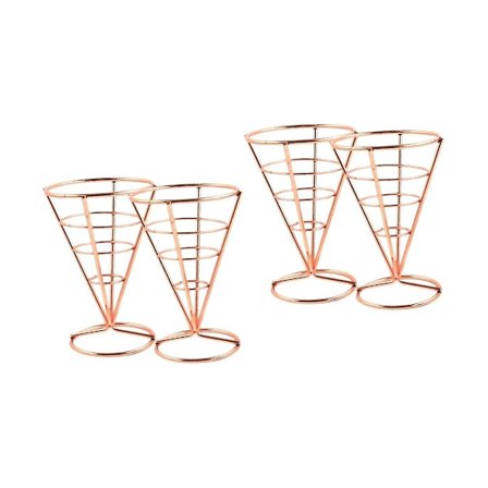 Køkken Metal Kegler 4 stk til Visning af Stegte Pommes Frites