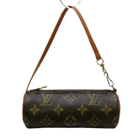 Louis Vuitton Vintage Pre-owned Polyester Papillon Brun, Dame Vintage Tasker, Størrelse: ONE Size