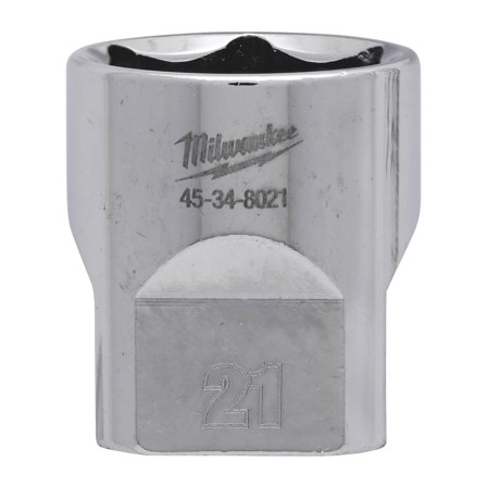 Milwaukee 4932479997 Pipe 3/8", kort 21 mm, Håndverktøy