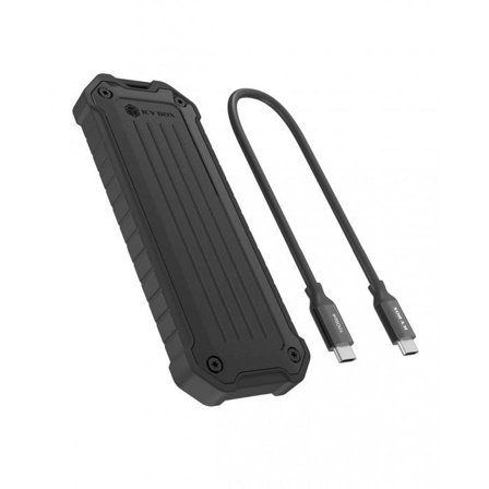 ICY BOX Geh. IcyBox für NVMe M.2/SATA SSD 10Gbps USB3.2 GEN2 Type-C