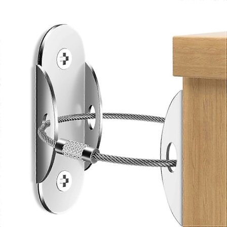 6 Pakkausta Huonekalujen Kaatumisenestokiinnikkeitä Vauvaturvallisuuteen Maanjäristyshihnat Huonekalujen Lipaston Seinäkiinnike Huonekalujen 