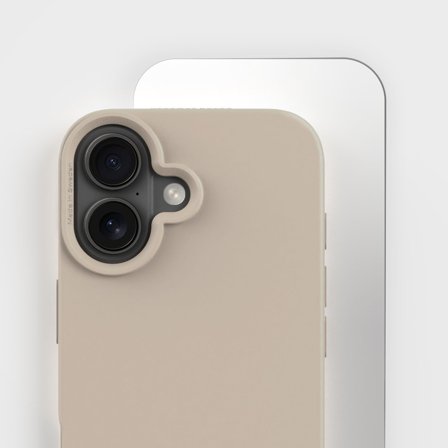 Miljövänligt svart växtbaserat mobilskal och skärmskydd | agood, iPhone 17