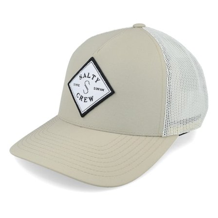 Salty Crew - Beige trucker Caps - Sea Line Retro Tan/Ivory Trucker @ Hatstore