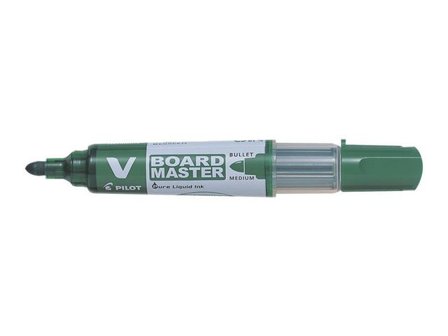 PILOT BEGREEN Whiteboardpenna Begreen V-Board Master, rund spets på 6,0 mm, grön - Lyreco - Kontorsmaterial - Pennor - Whiteboardpennor - Rund spets