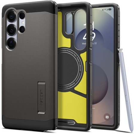 Spigen Tough Armor MagSafe-fodral för Samsung Galaxy S25 Ultra - Grå