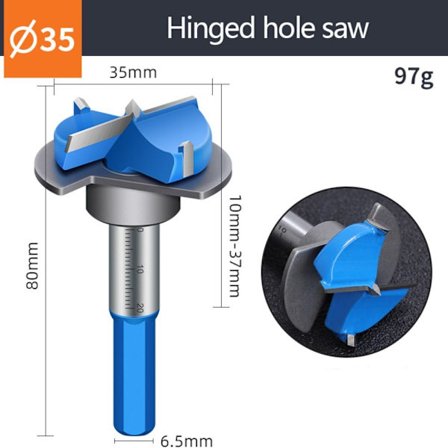 Drill Bit Trebearbeidingsverktøy 35MM