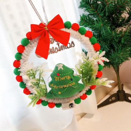 Nytt Julhängande Bildkrans Diy Mosaiksats För Dekoration