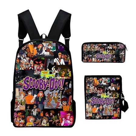 Scooby Doo -reppu, cosplay-vetoketjullinen reppu, koululaukku, päiväretkireppu