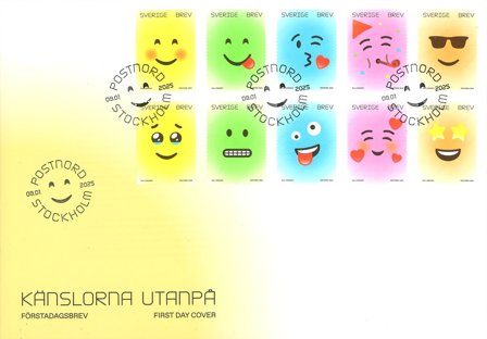 Sverige - Følelserne udenpå - Førstedagskuvert