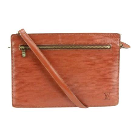 Louis Vuitton Vintage, Pre-owned Leather louis-vuitton-bags Bruin, Dames, Maat:ONE Size