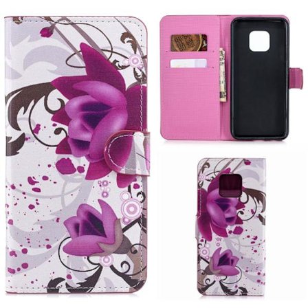 Plånboksfodral Huawei Mate 20 Pro - Lotus