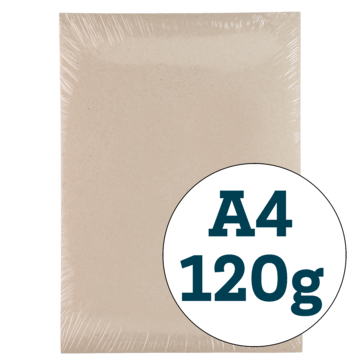 Kvistpapir Brunt 120G A4