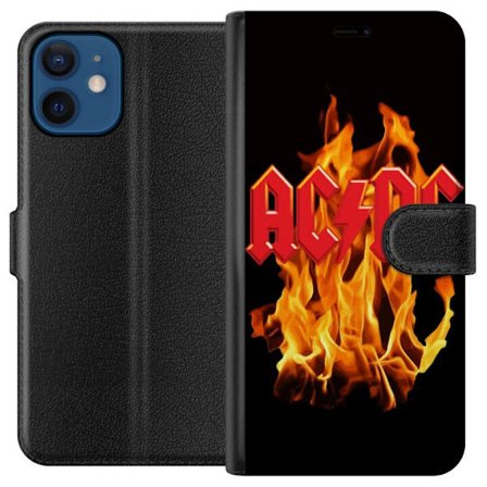 Kompatibelt Lommeboketui til Apple Apple iPhone 12 AC DC Elektrisk Rockeband Musikk