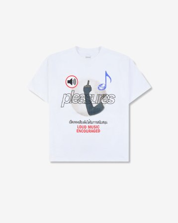 LOUD MUSIC T-SHIRT - WHITE S