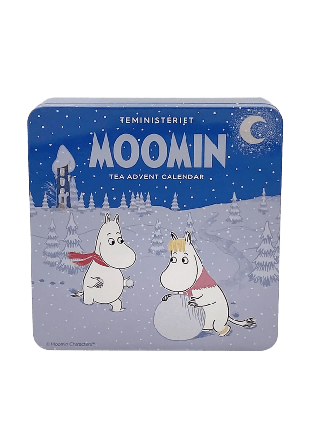 Teministeriet Adventskalender Moomin Löste Kaffe, te & dryck Blå 100gram