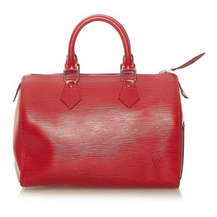 Louis Vuitton Vintage, Pre-owned Bag Rood, Dames, Maat:ONE Size,leather
