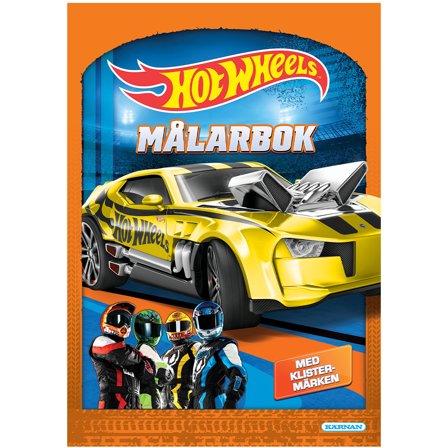 Kärnan Hot Wheels Värityskirja tarroilla